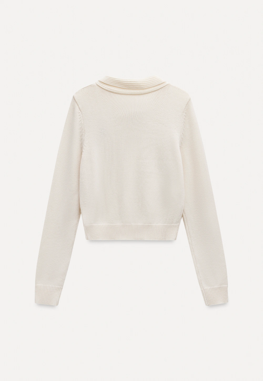 Women Elegant Tie Neck Pullover Sweater