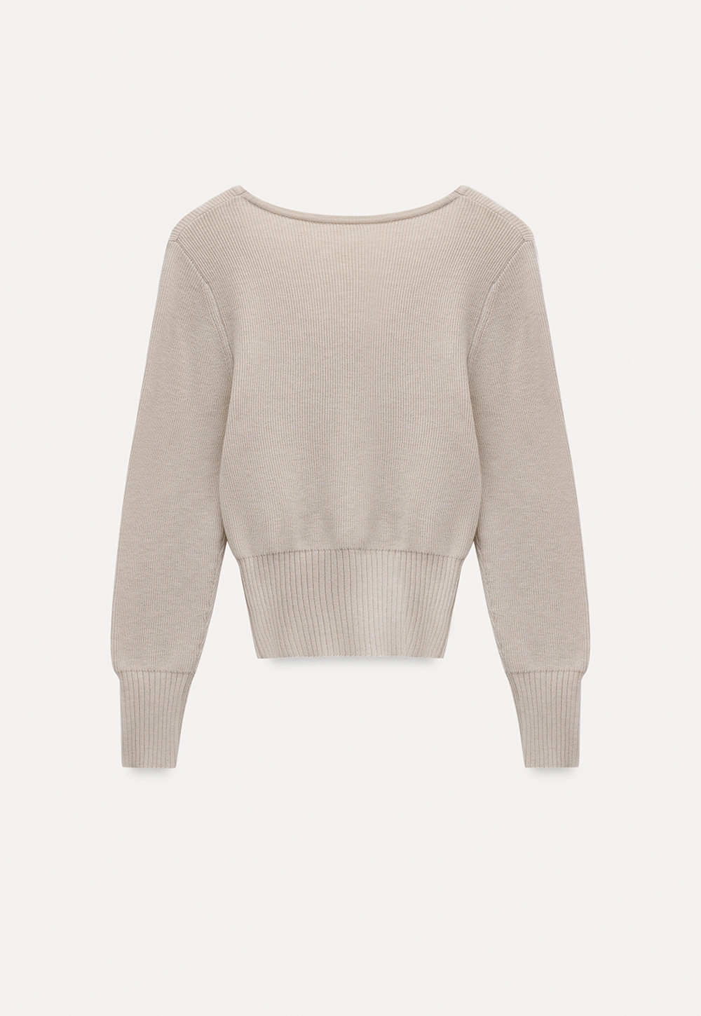 Basic Round Neck Slim Fit Sweater