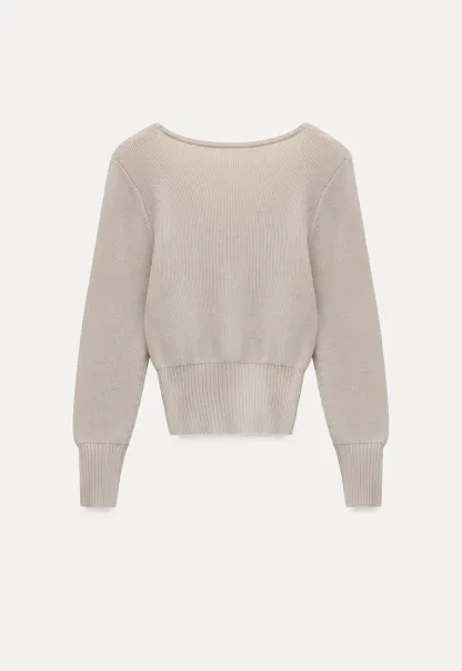 Basic Round Neck Slim Fit Sweater