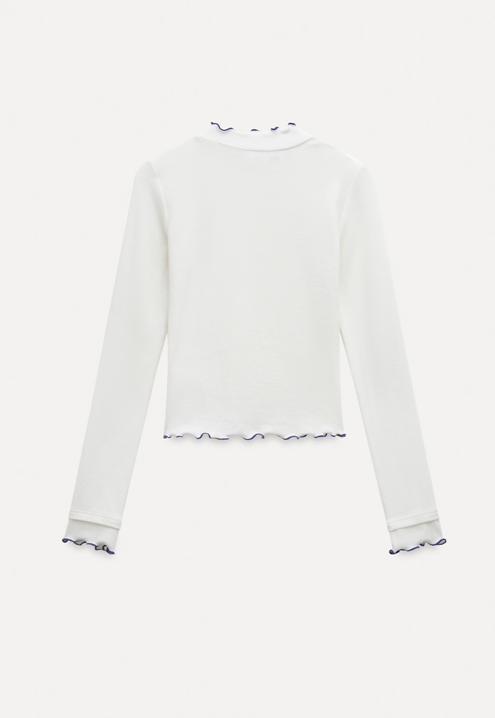 Women Mock Neck Slim Fit Basic Long SleeveTee 