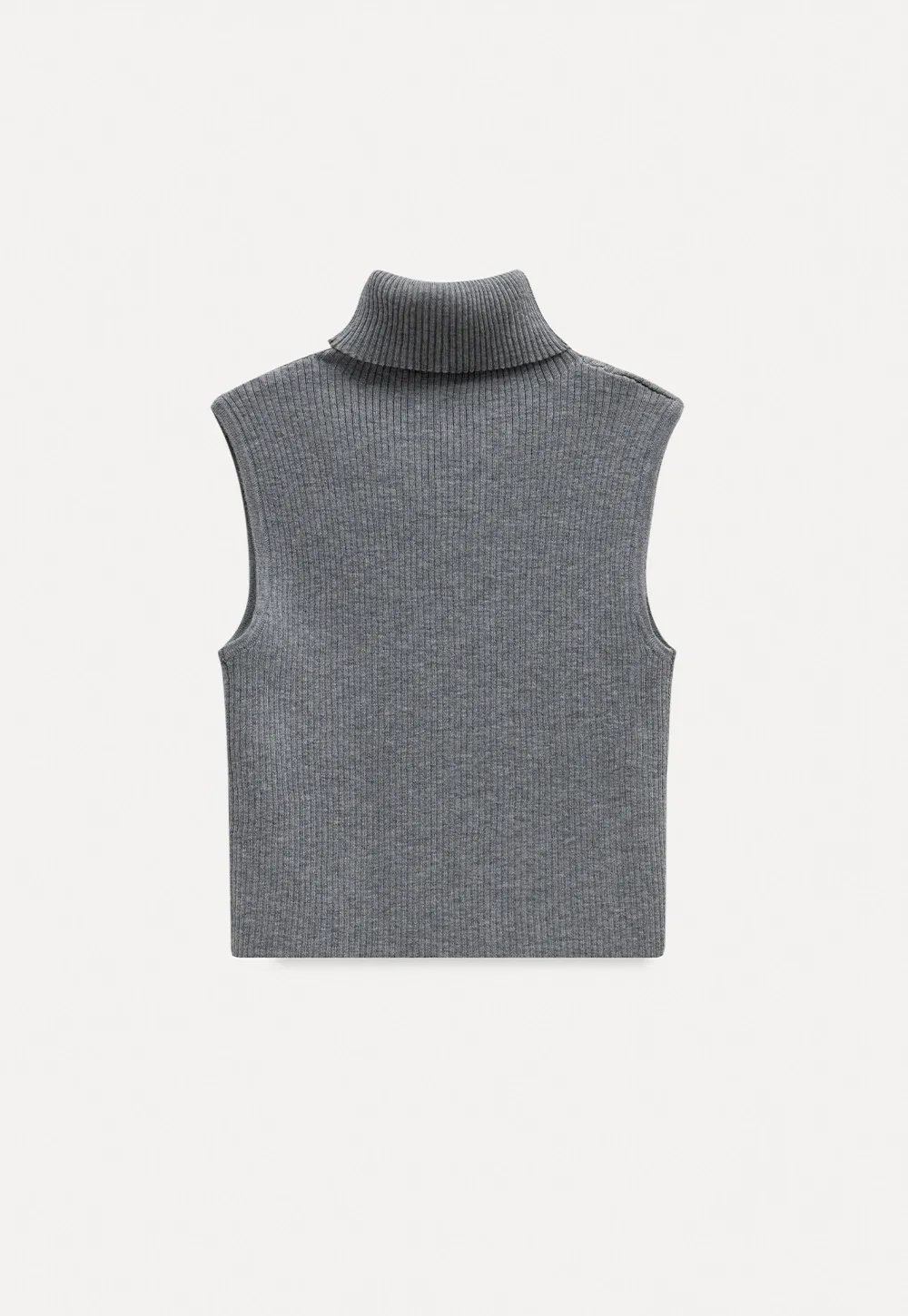 Turtleneck Tank and Long Sleeve Cardigan Set