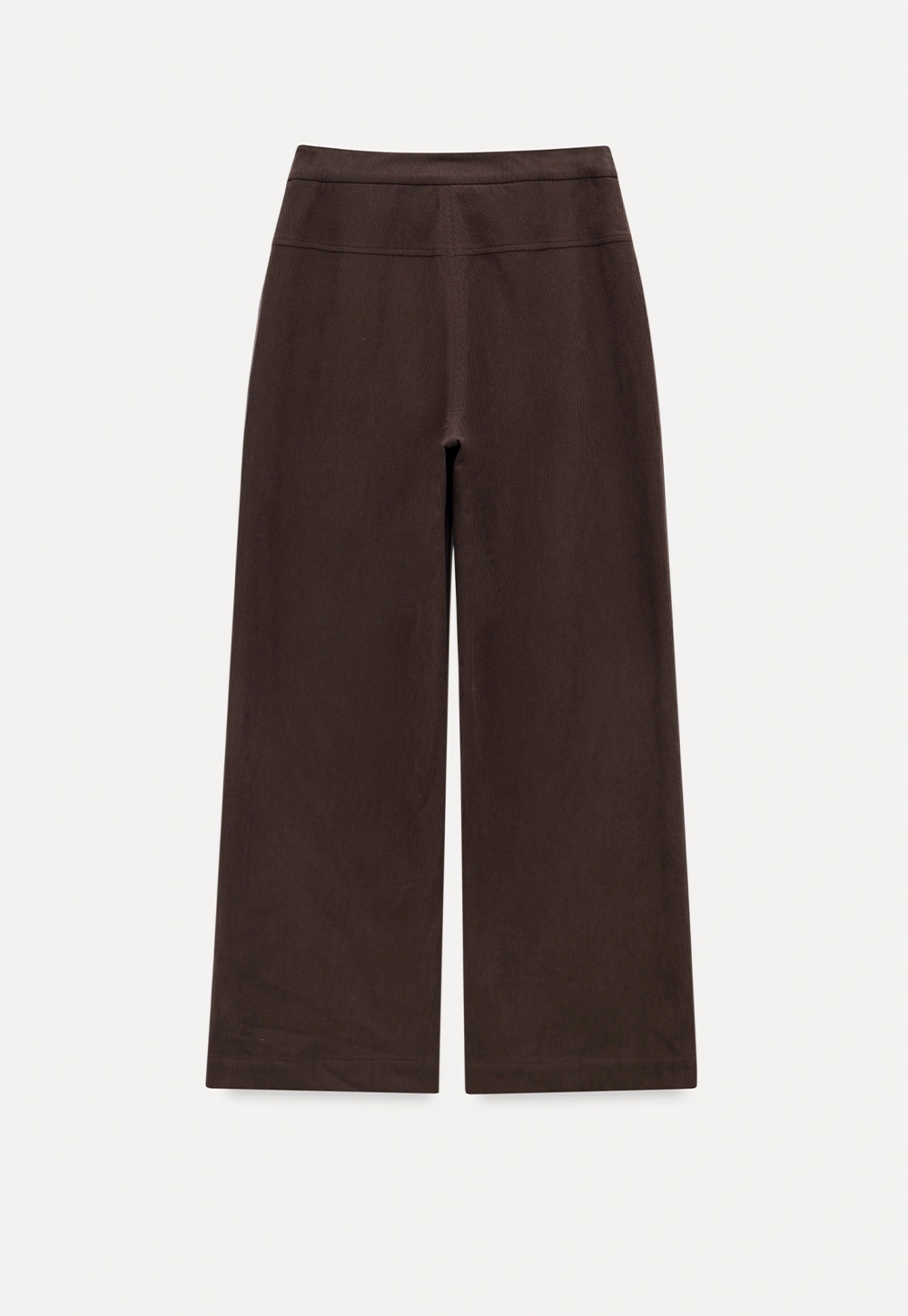 High Waist Corduroy Wide Leg Pants