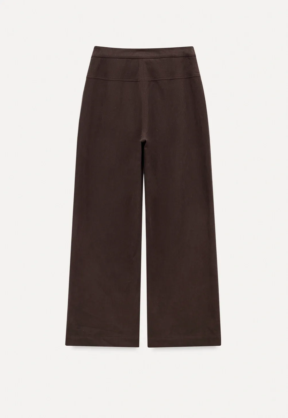 High Waist Corduroy Wide Leg Pants