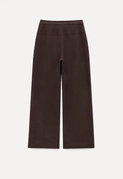 High Waist Corduroy Wide Leg Pants