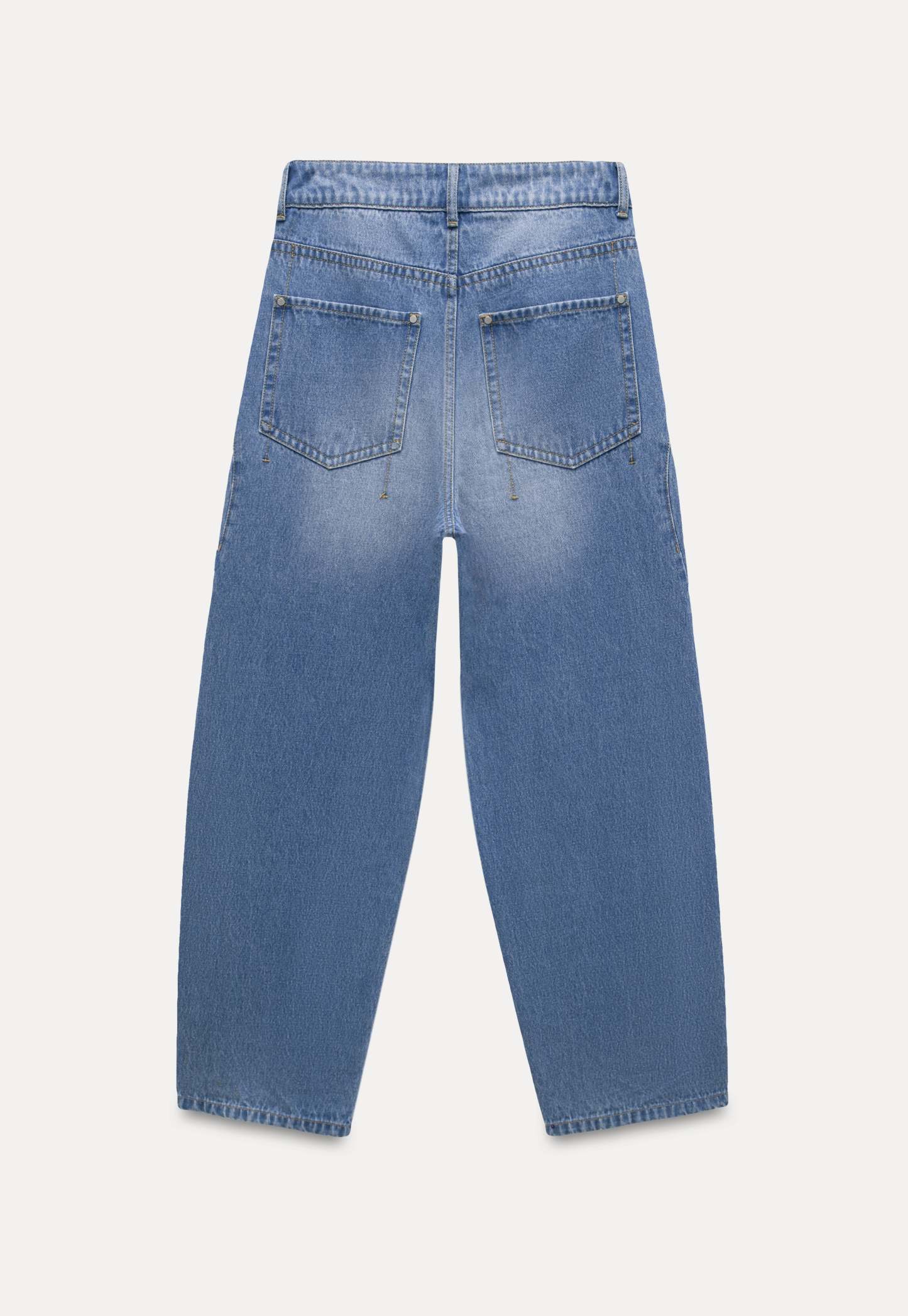 Women's High Waist Vintage Wide Leg Jeans