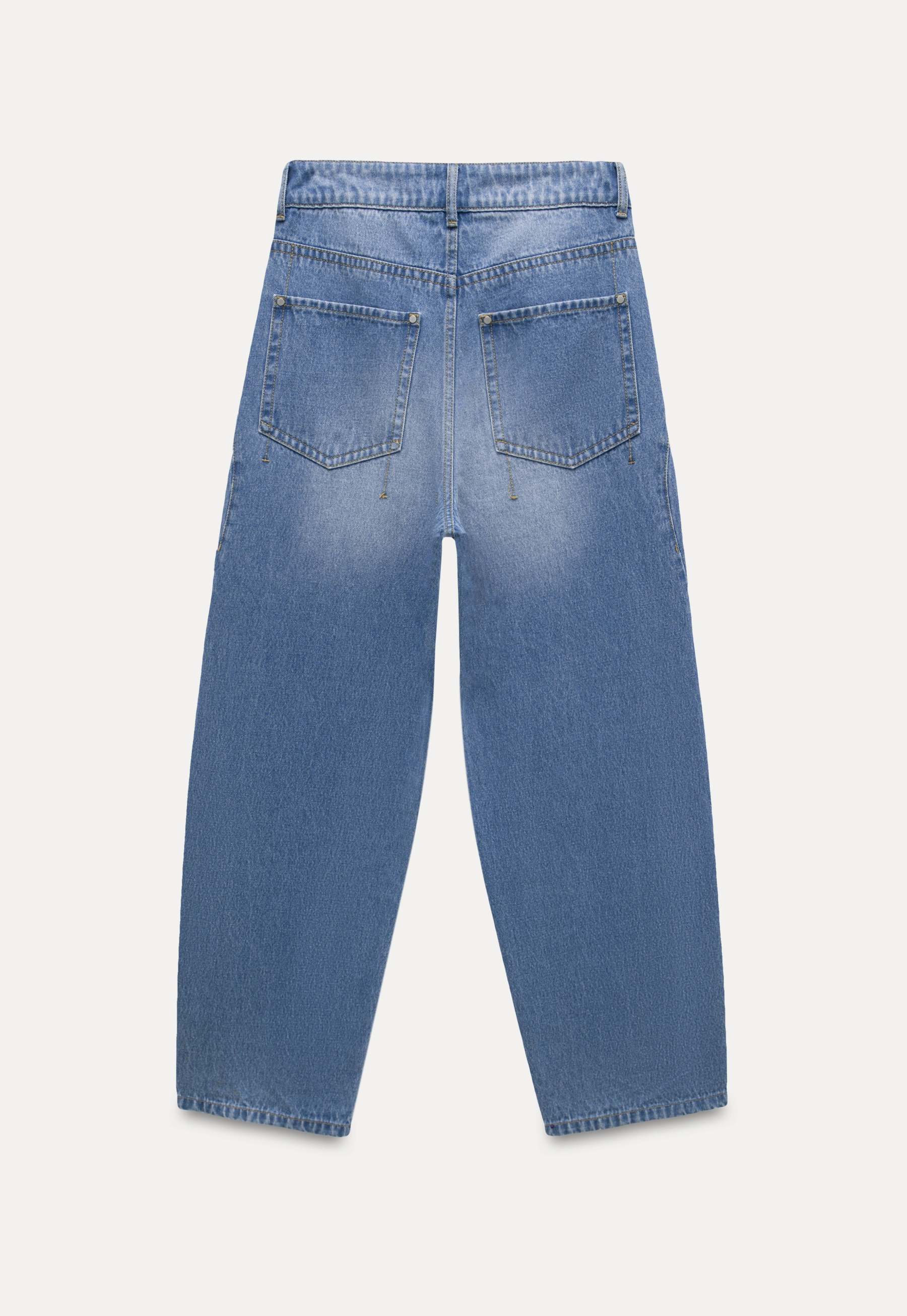 Women's High Waist Vintage Wide Leg Jeans