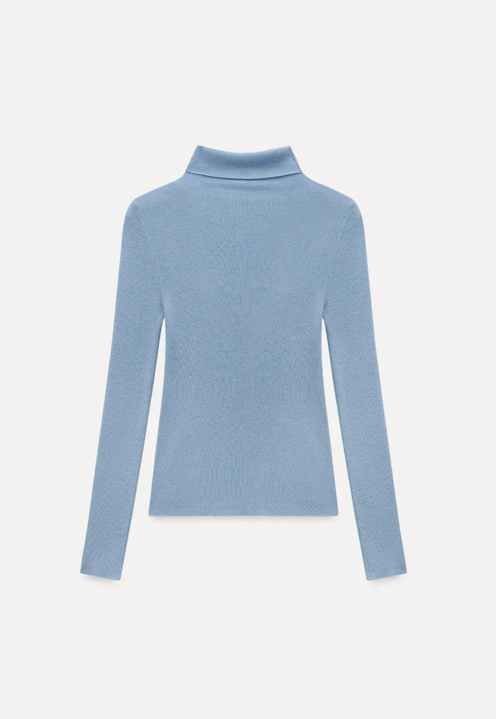 Ribbed Turtleneck Top