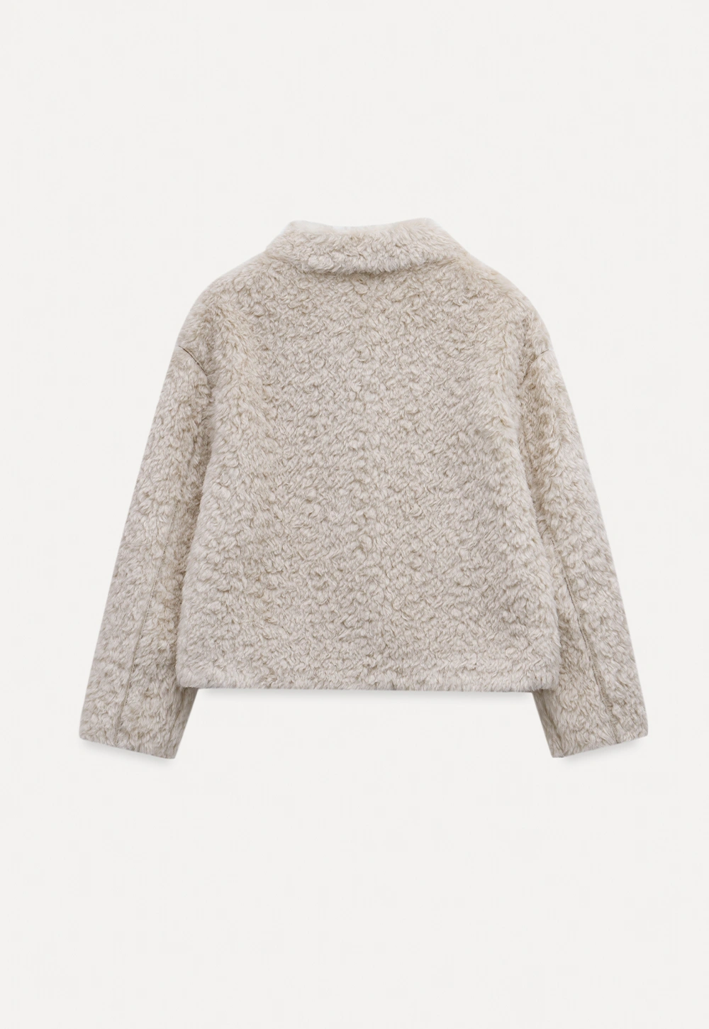 Women Faux Shearling Jacket Short Teddy Coat Winter