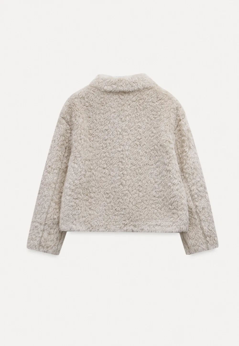 Women Faux Shearling Jacket Short Teddy Coat Winter