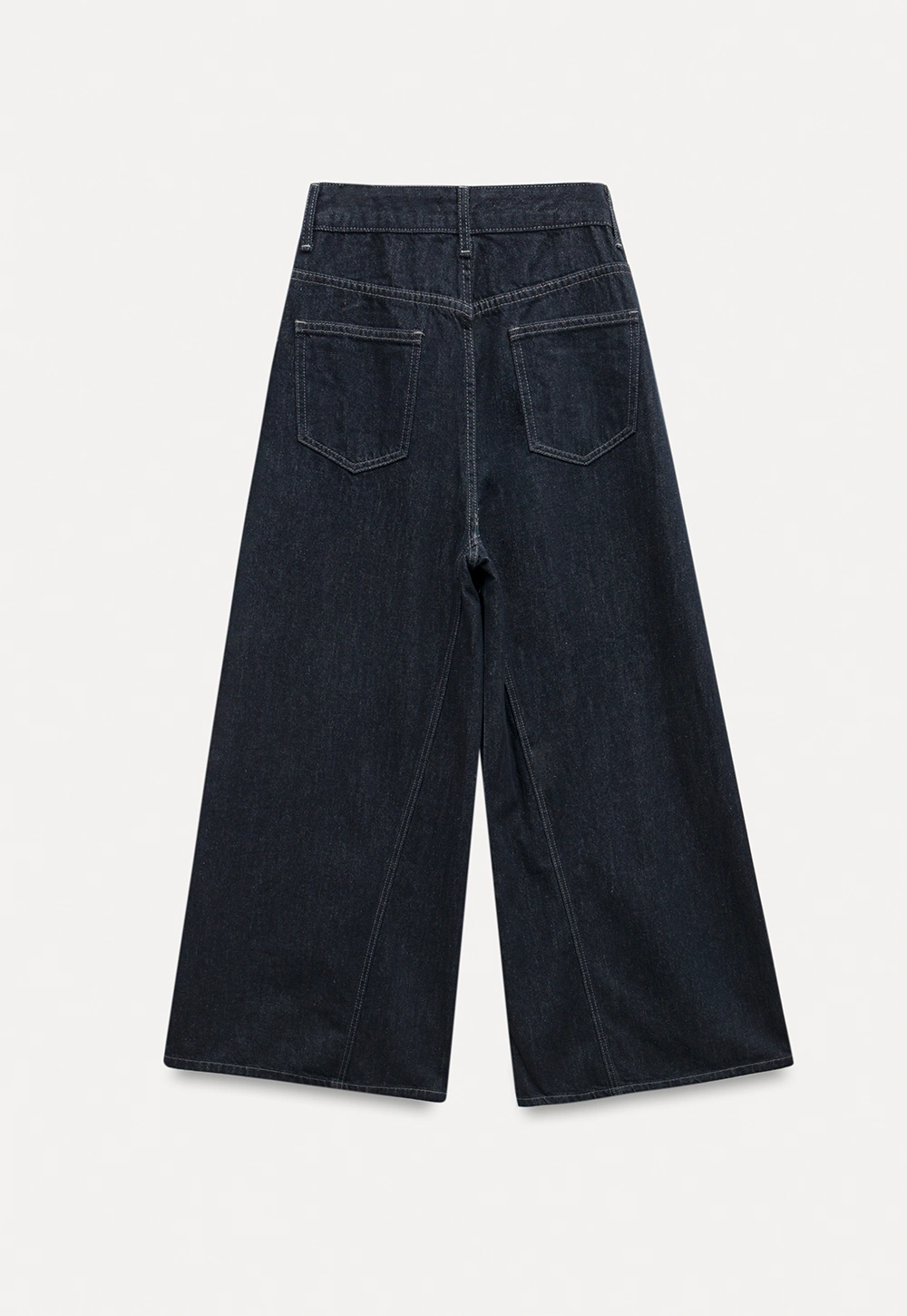 Women High Waist Wide Leg Denim Jeans Pants