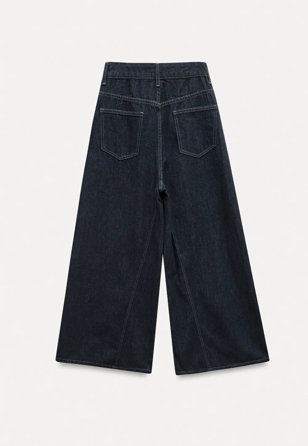 Women High Waist Wide Leg Denim Jeans Pants