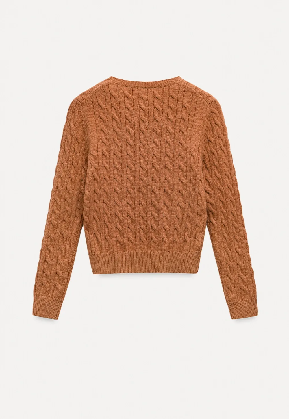 Women Cable Knit Sweater Long Sleeve Pullover Fall