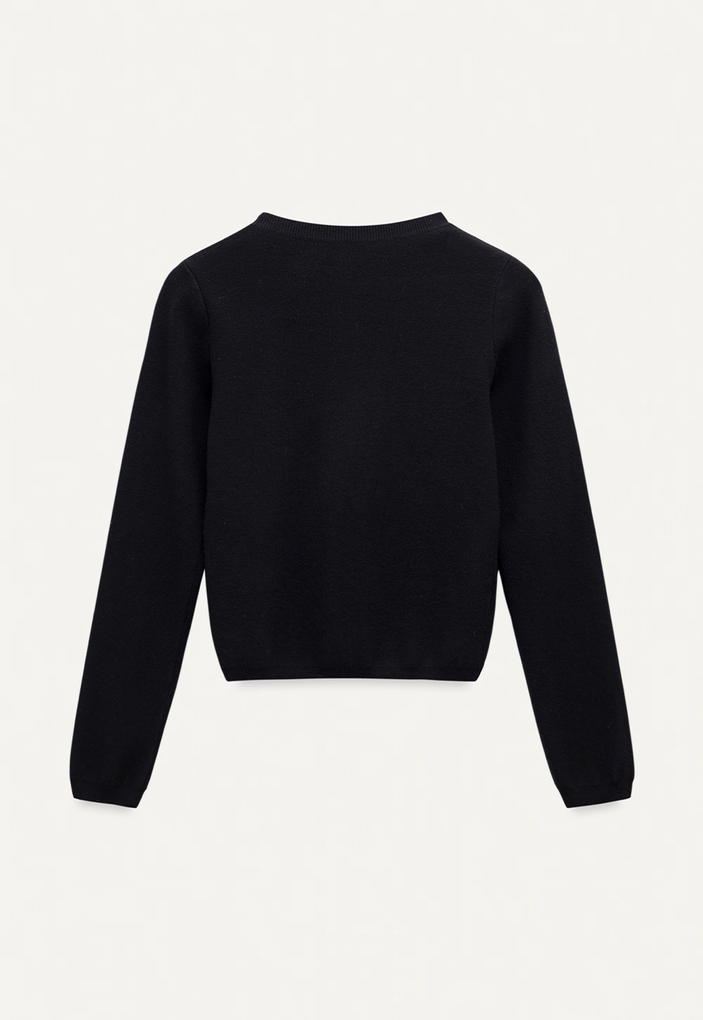 Women Knit Cardigan with Flower Button Vintage Style