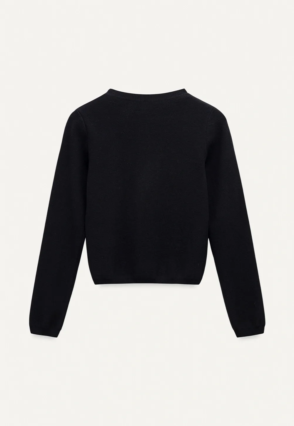 Women Knit Cardigan with Flower Button Vintage Style