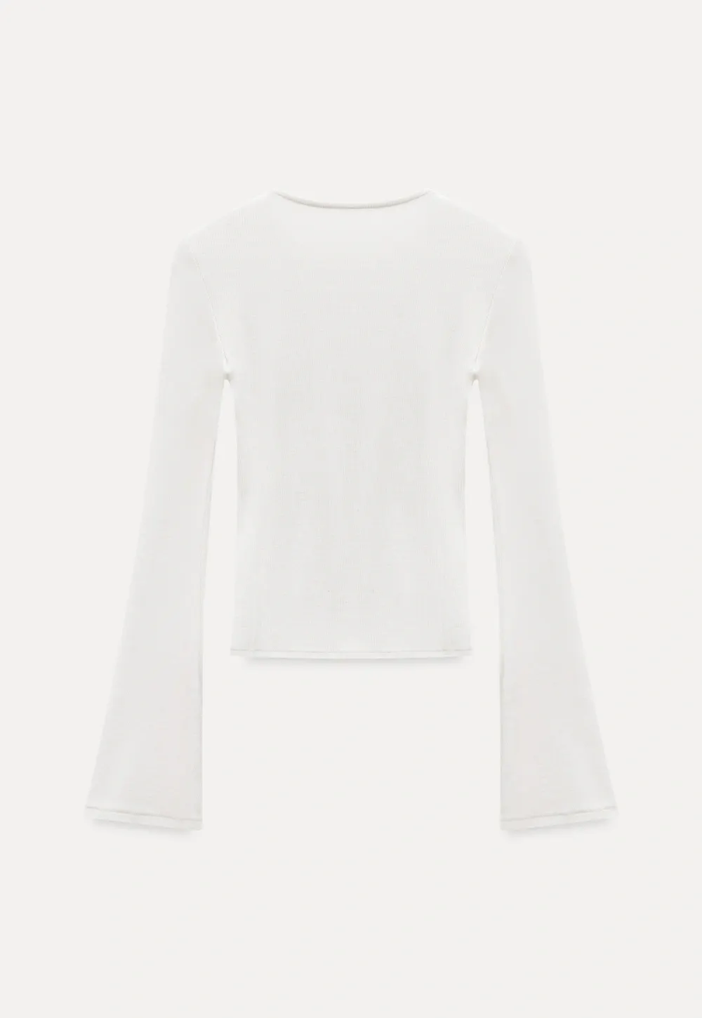 Women Slim Fit Long Sleeve Ribbed Knit Top