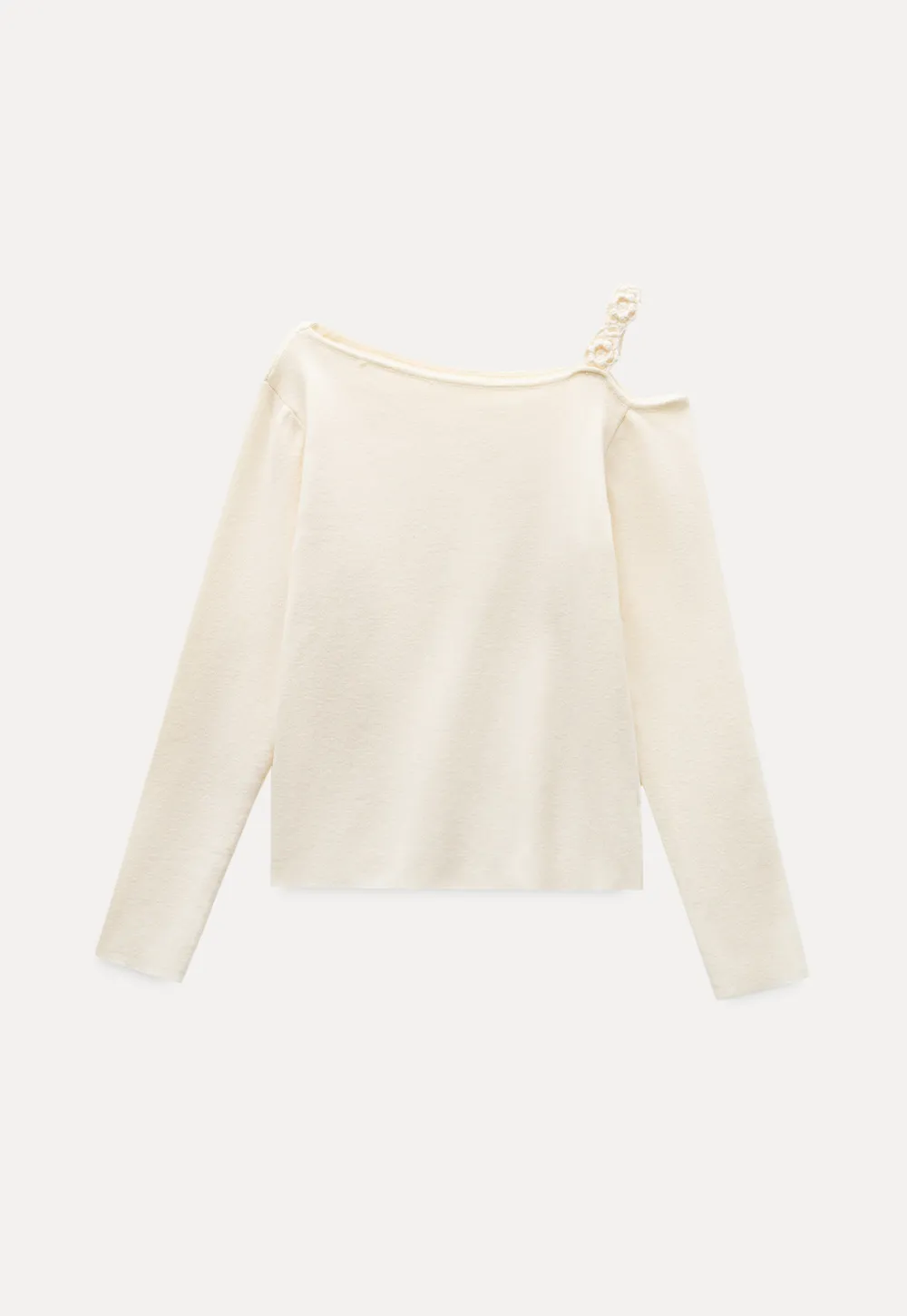 One Shoulder Long Sleeve Top