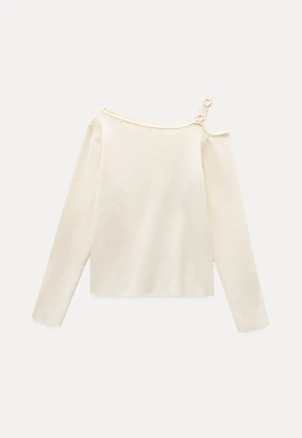 One Shoulder Long Sleeve Top