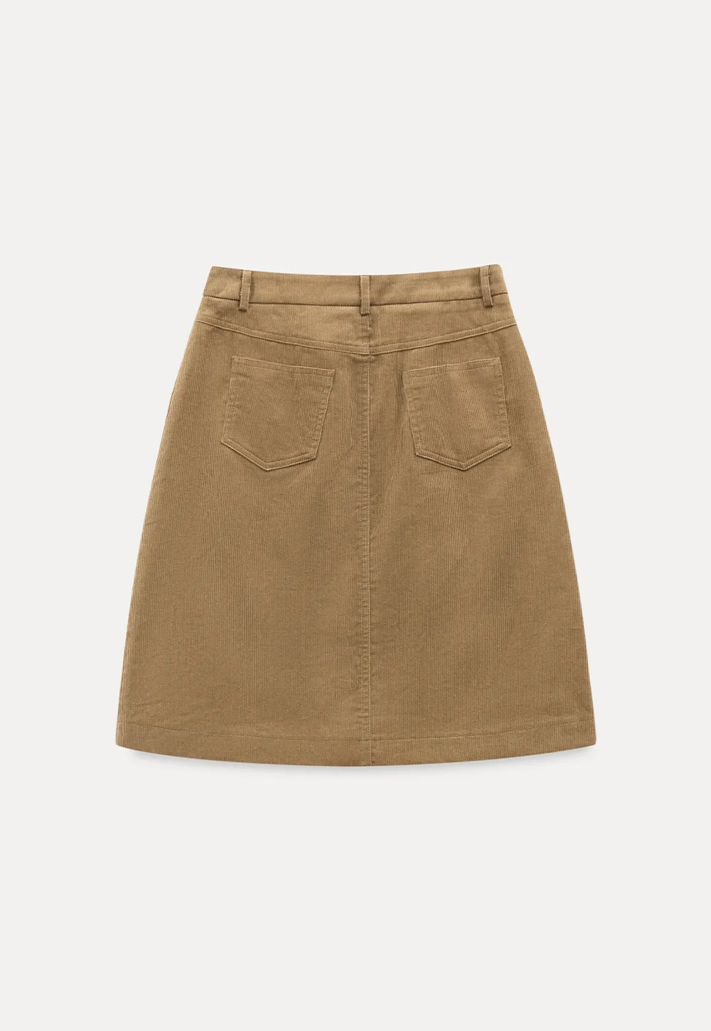 Corduroy A-Line Mini Skirt