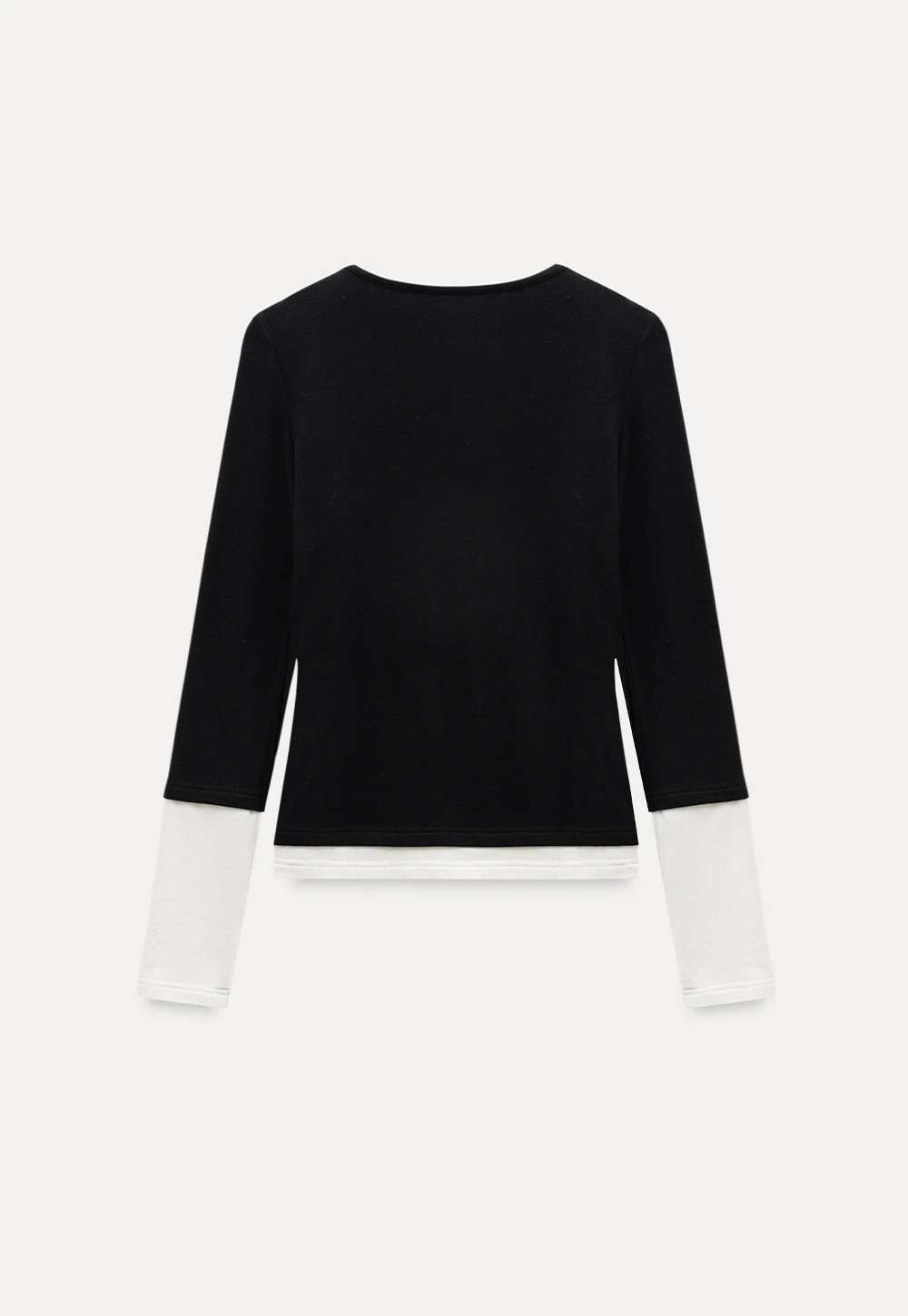 Womens Colorblock Long Sleeve Henley Top