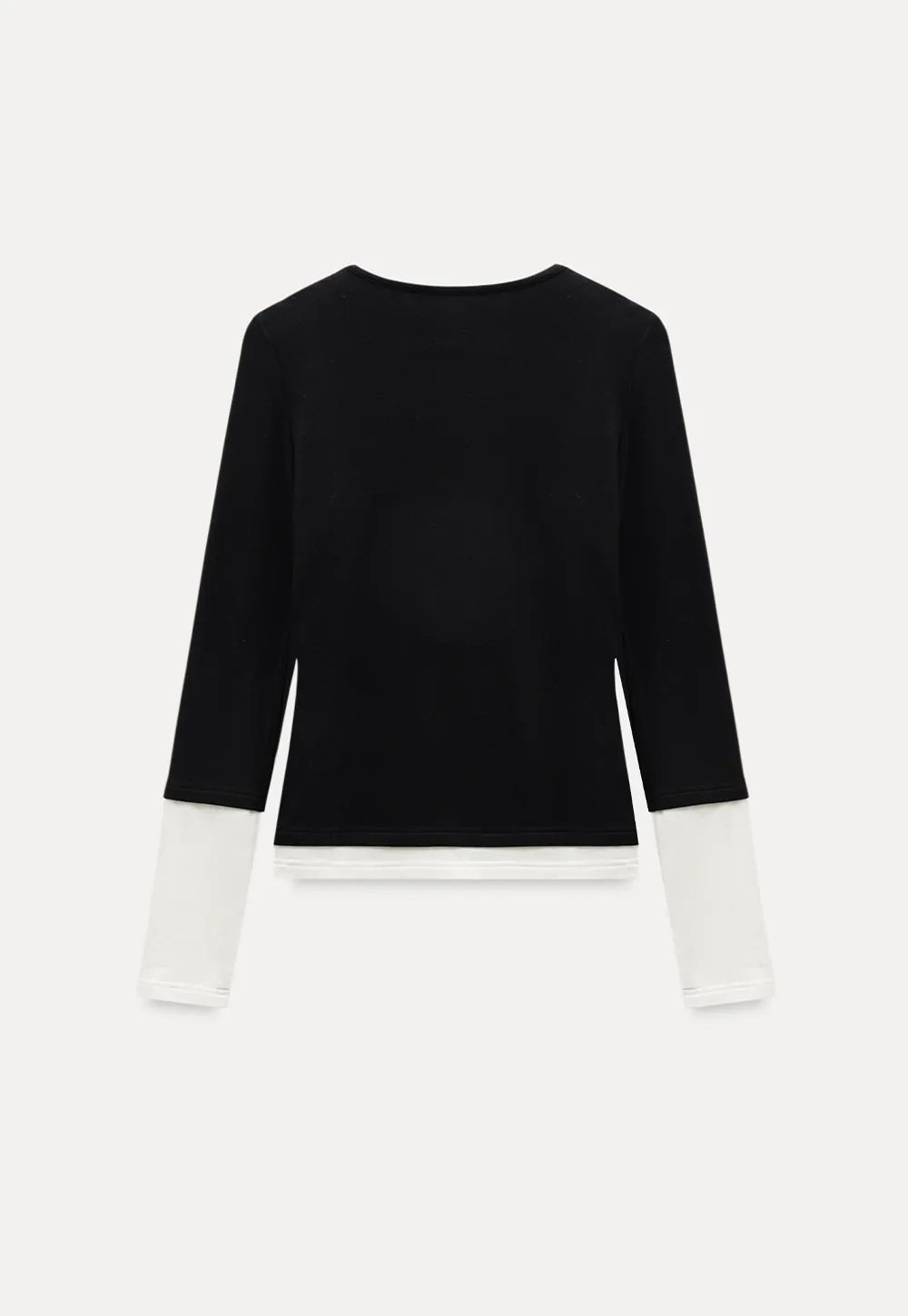 Womens Colorblock Long Sleeve Henley Top