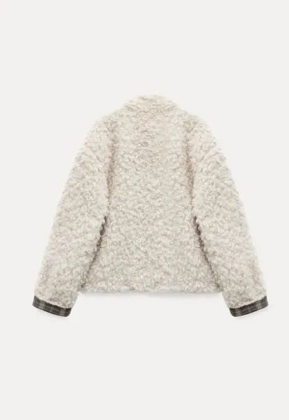 Faux Shearling Toggle Jacket