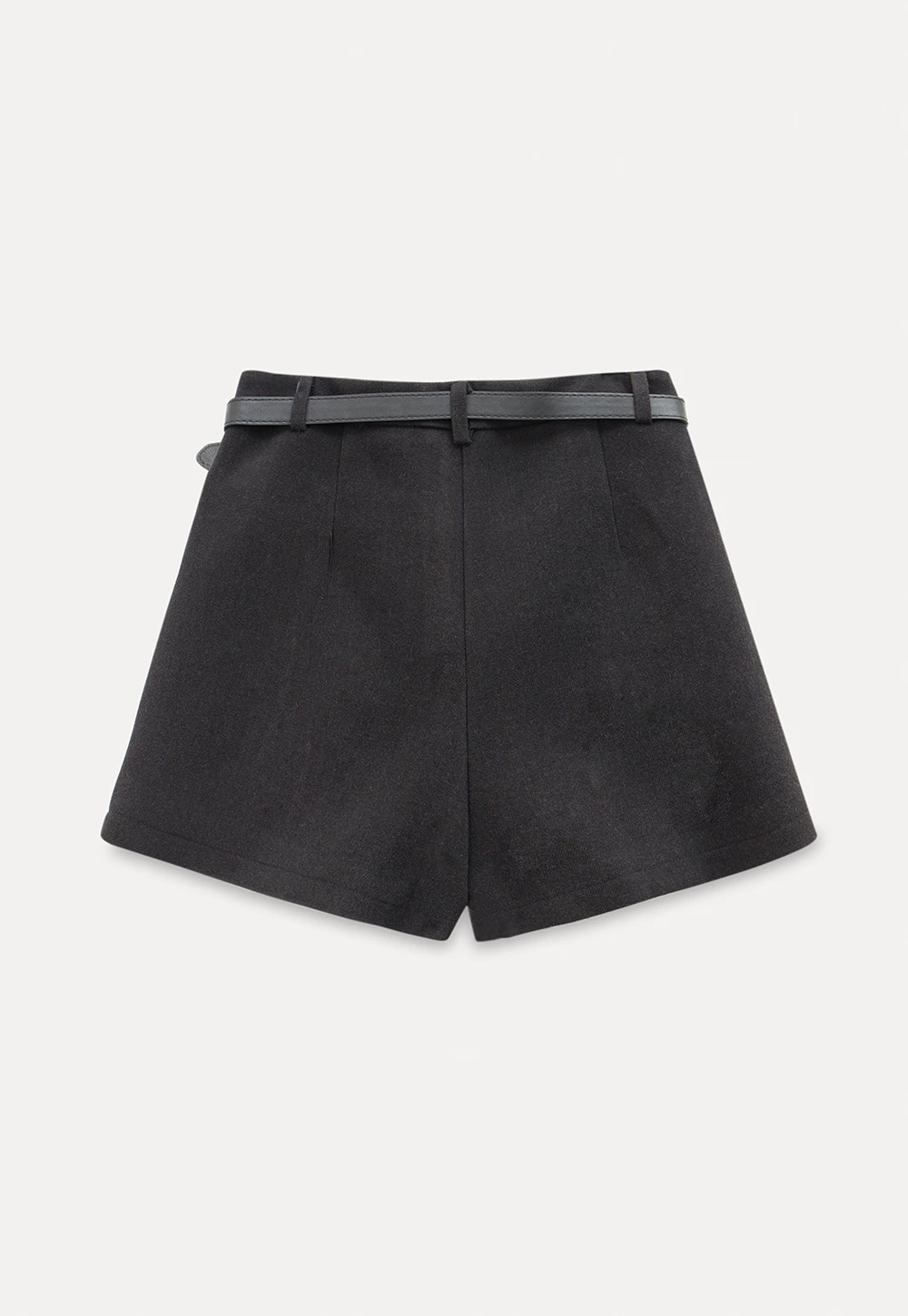 Womens High Waist Shorts with Belt