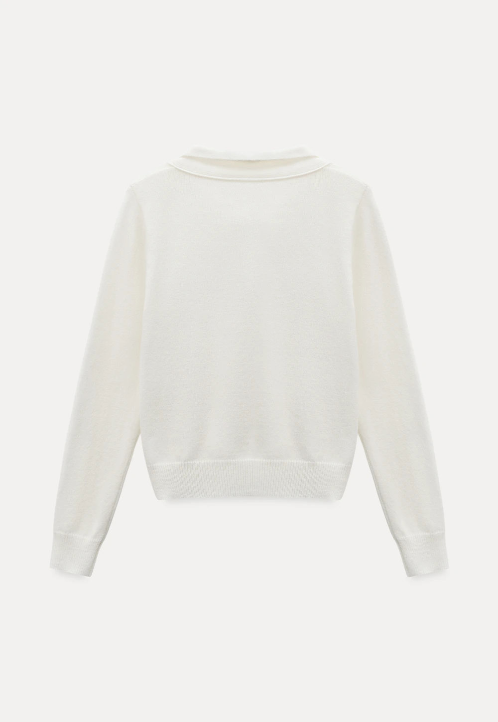 Womens Knit Sweater with Tie Neck