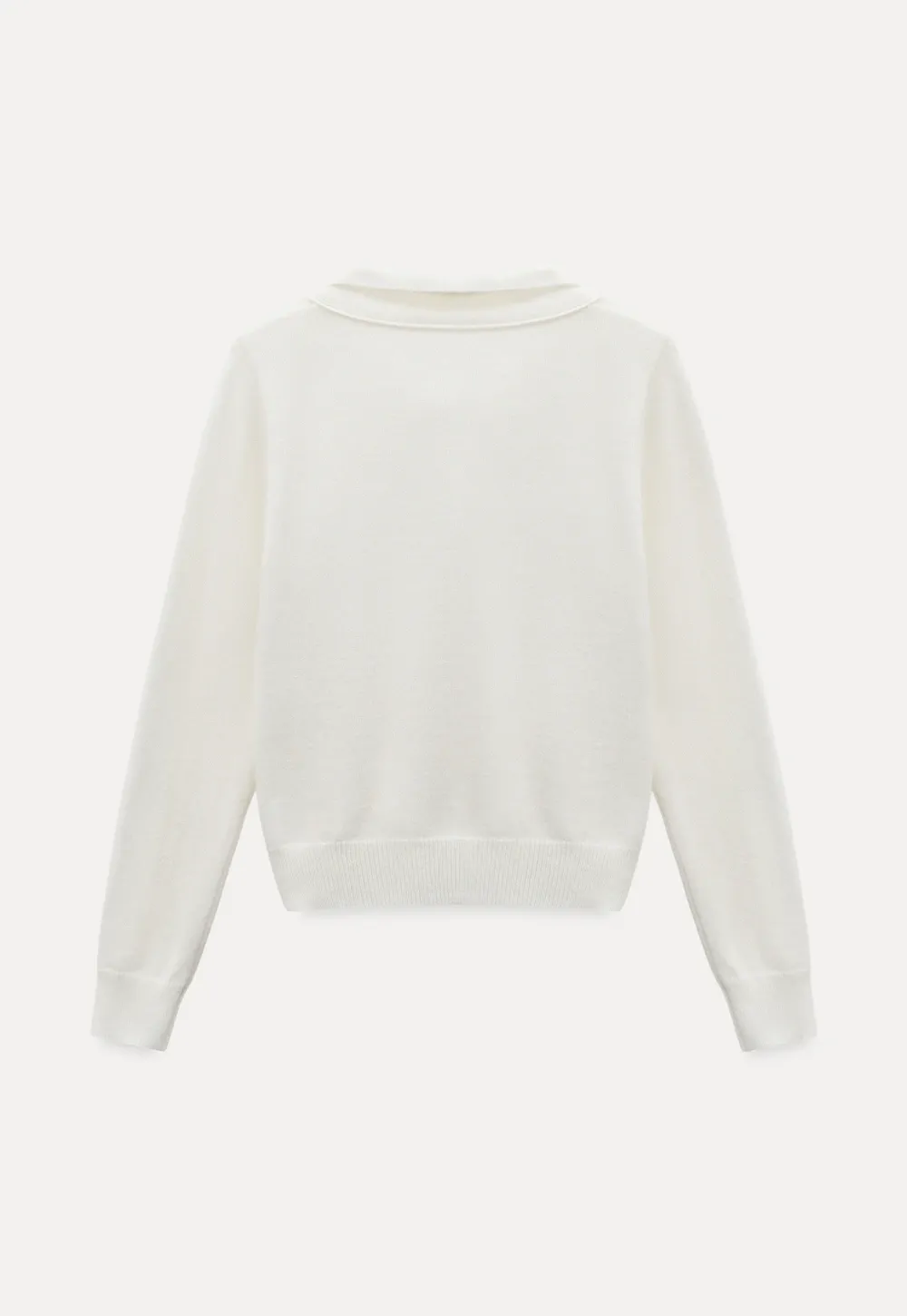 Womens Knit Sweater with Tie Neck