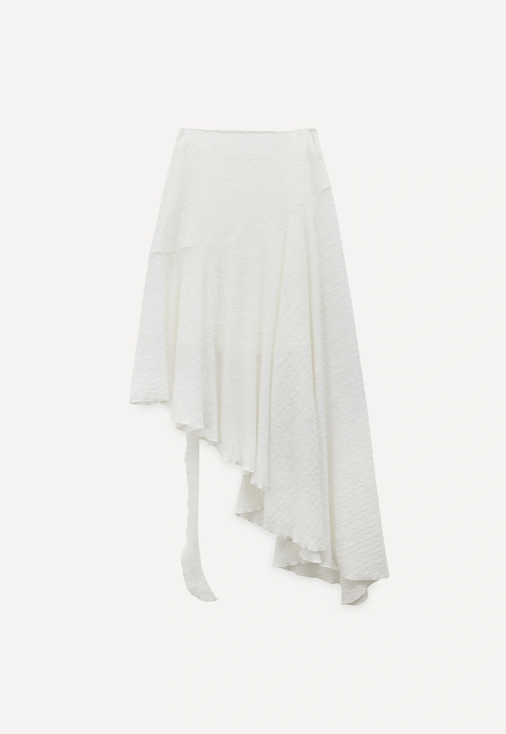Elegant White Flared Skirt
