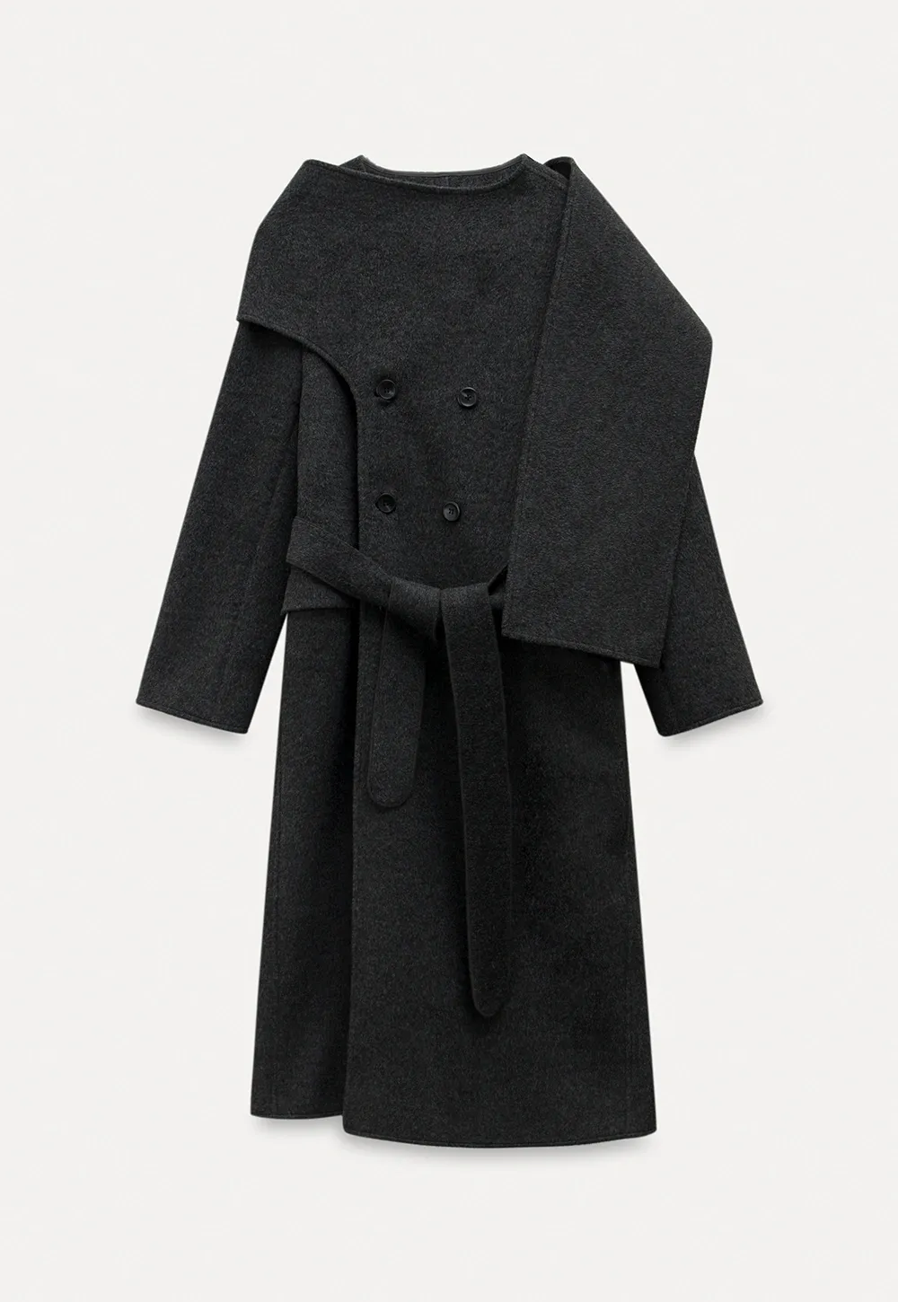 Classic Wool Long Coat for Women 
