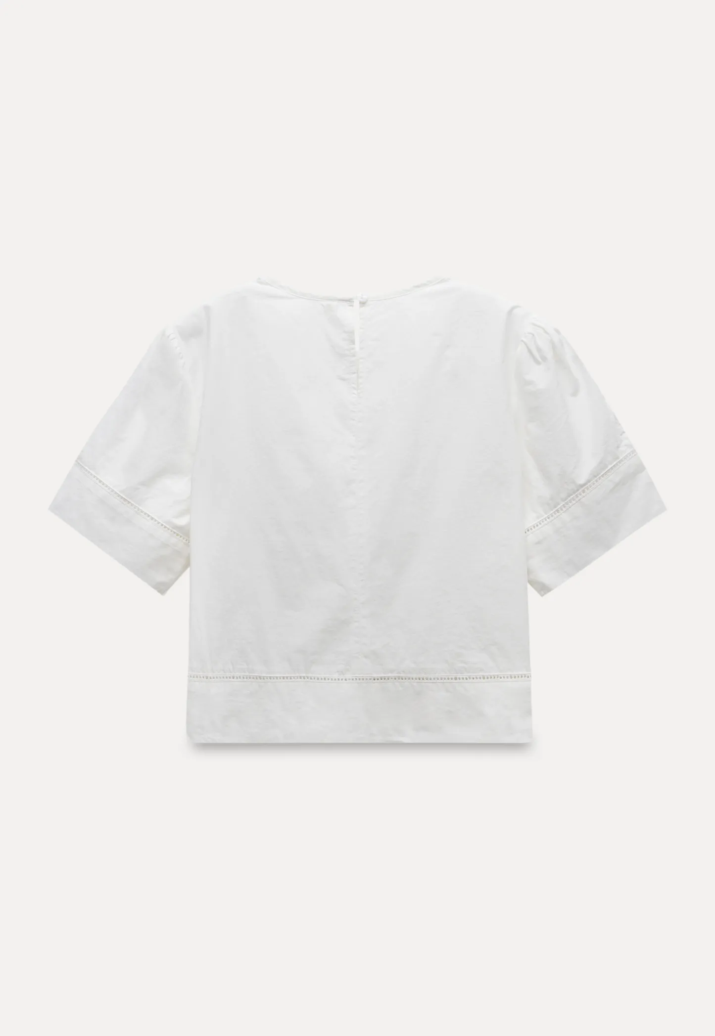 Women’s Lace Patchwork Half Sleeve Blouse