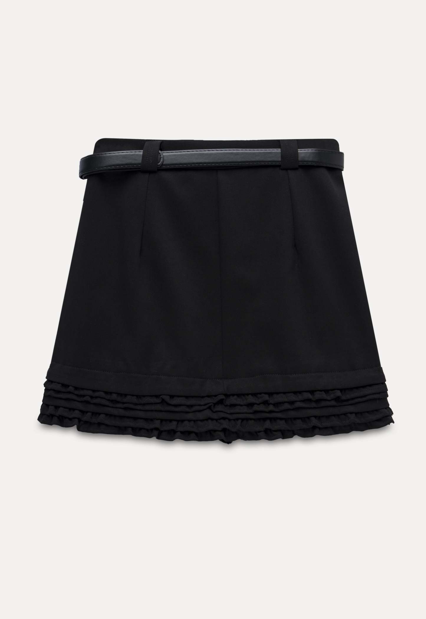 Women’s Ruffled Skirt with Belt2