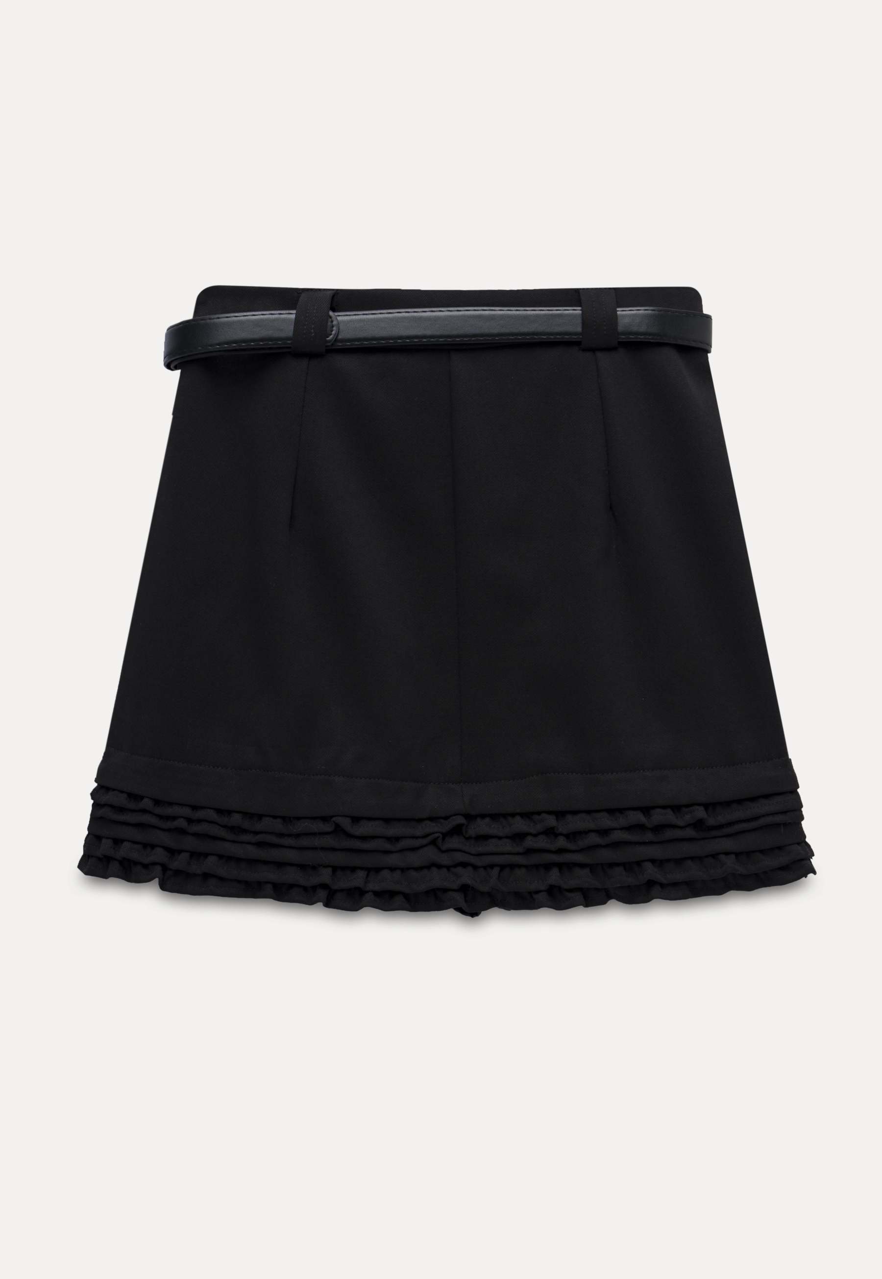 Women’s Ruffled Skirt with Belt2