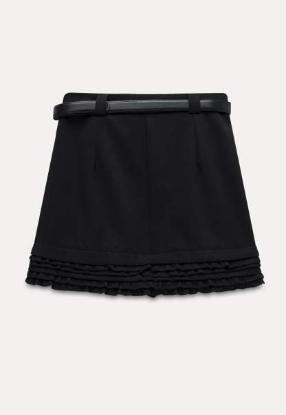 Women’s Ruffled Skirt with Belt2