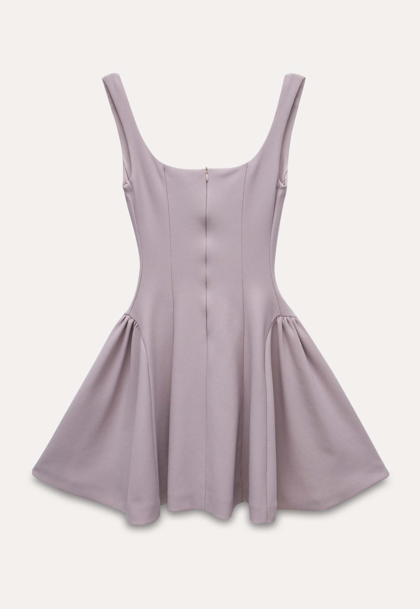 Elegant Square Neck Fit & Flare Mini Dress