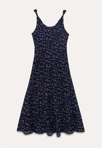 Floral Tie Strap Dress
