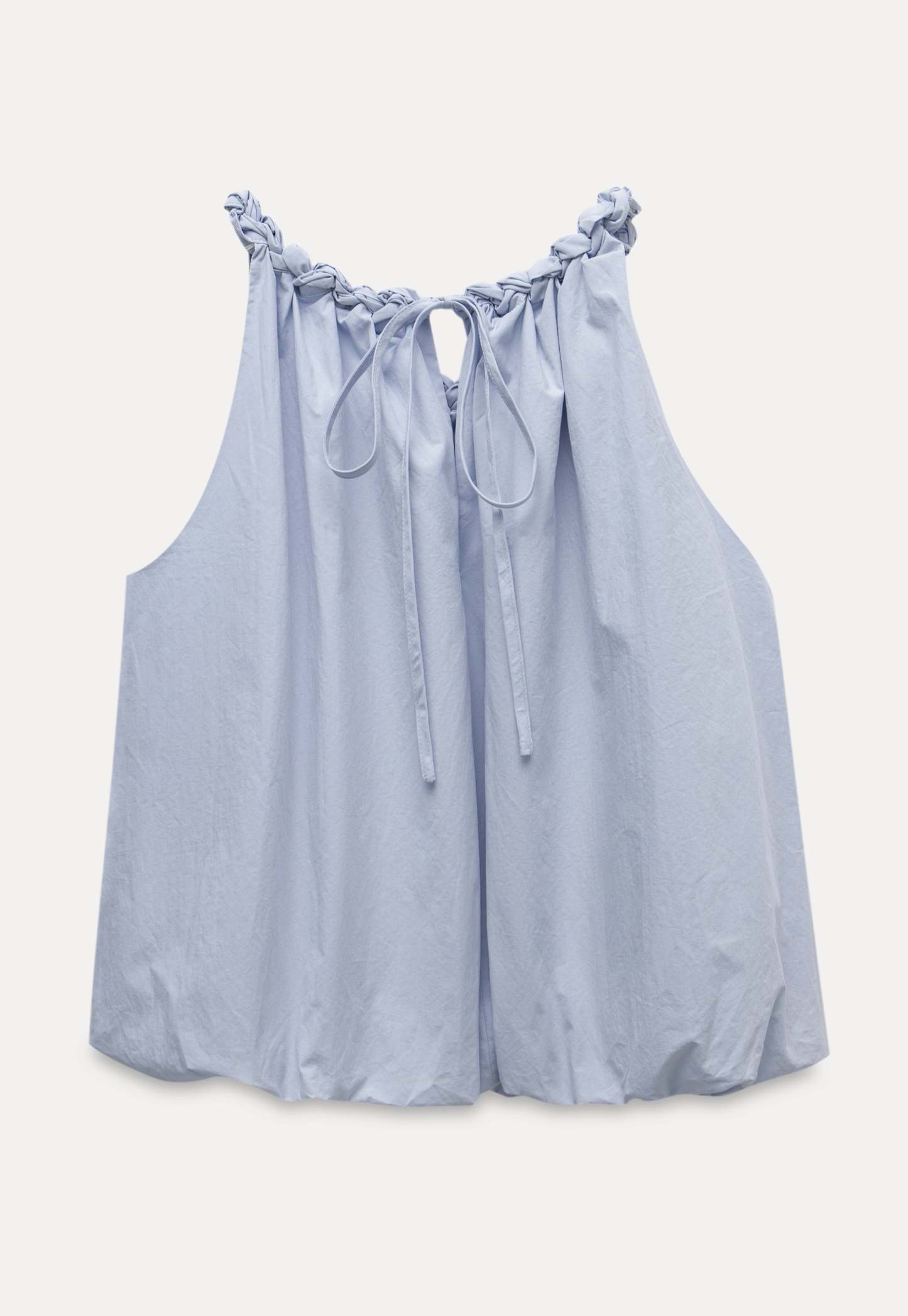 Braided Strap Bubble Top