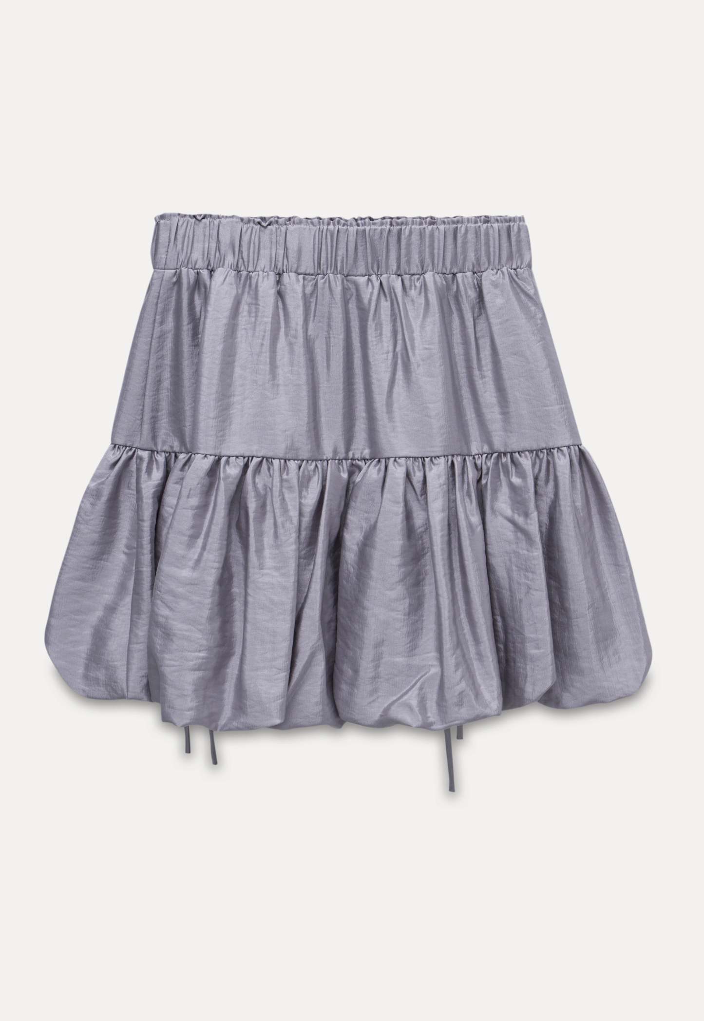 Tiered Bubble Mini Skirt