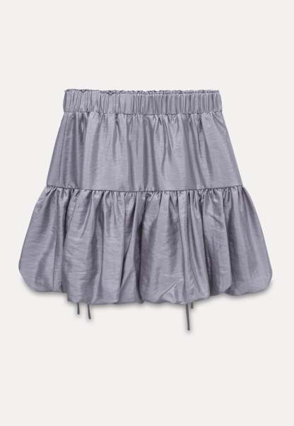 Tiered Bubble Mini Skirt