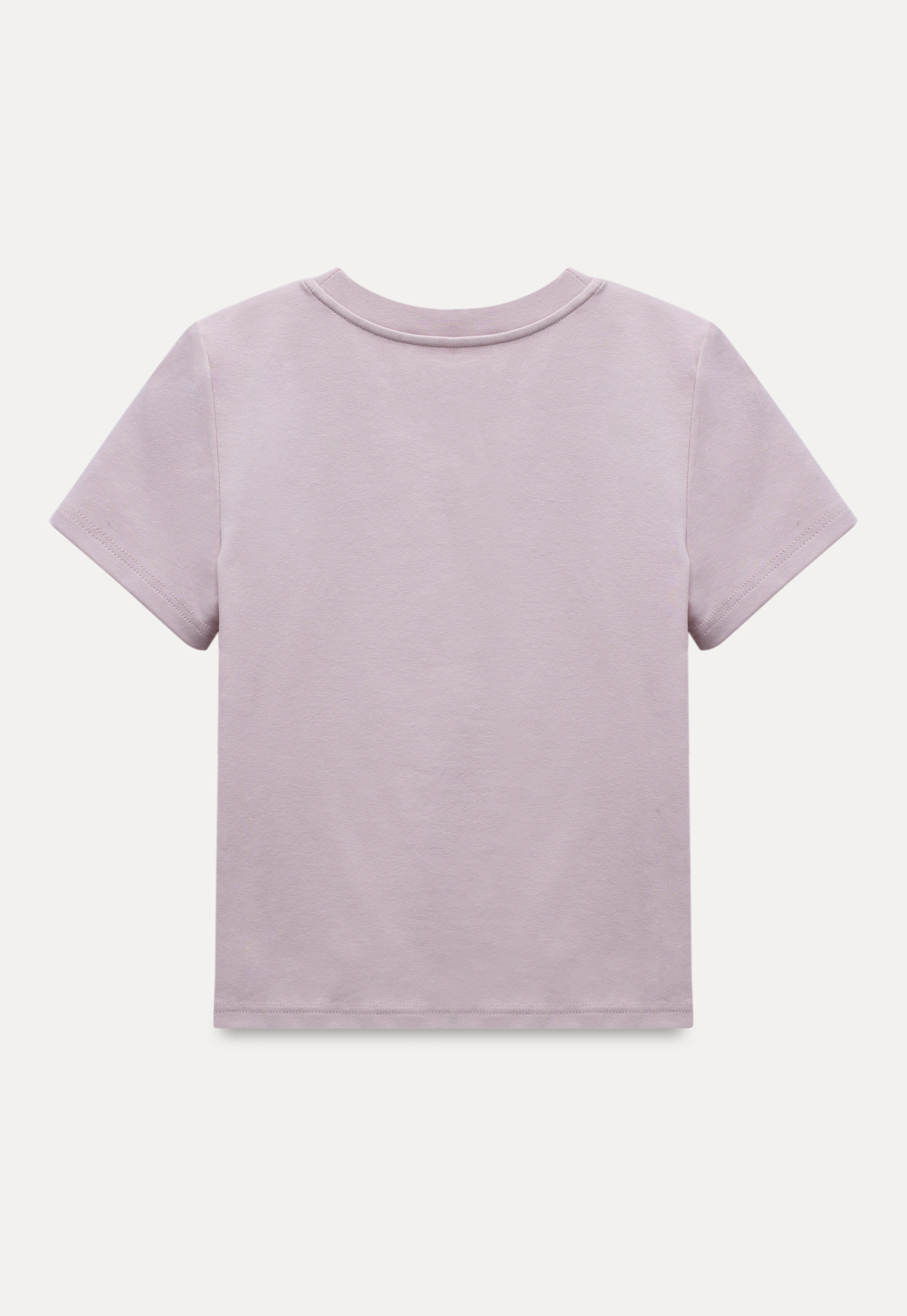 Fitted Crew Neck Short-Sleeve T-Shirt