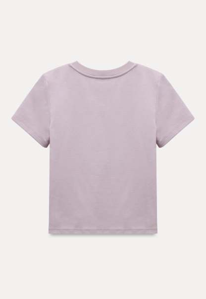 Fitted Crew Neck Short-Sleeve T-Shirt