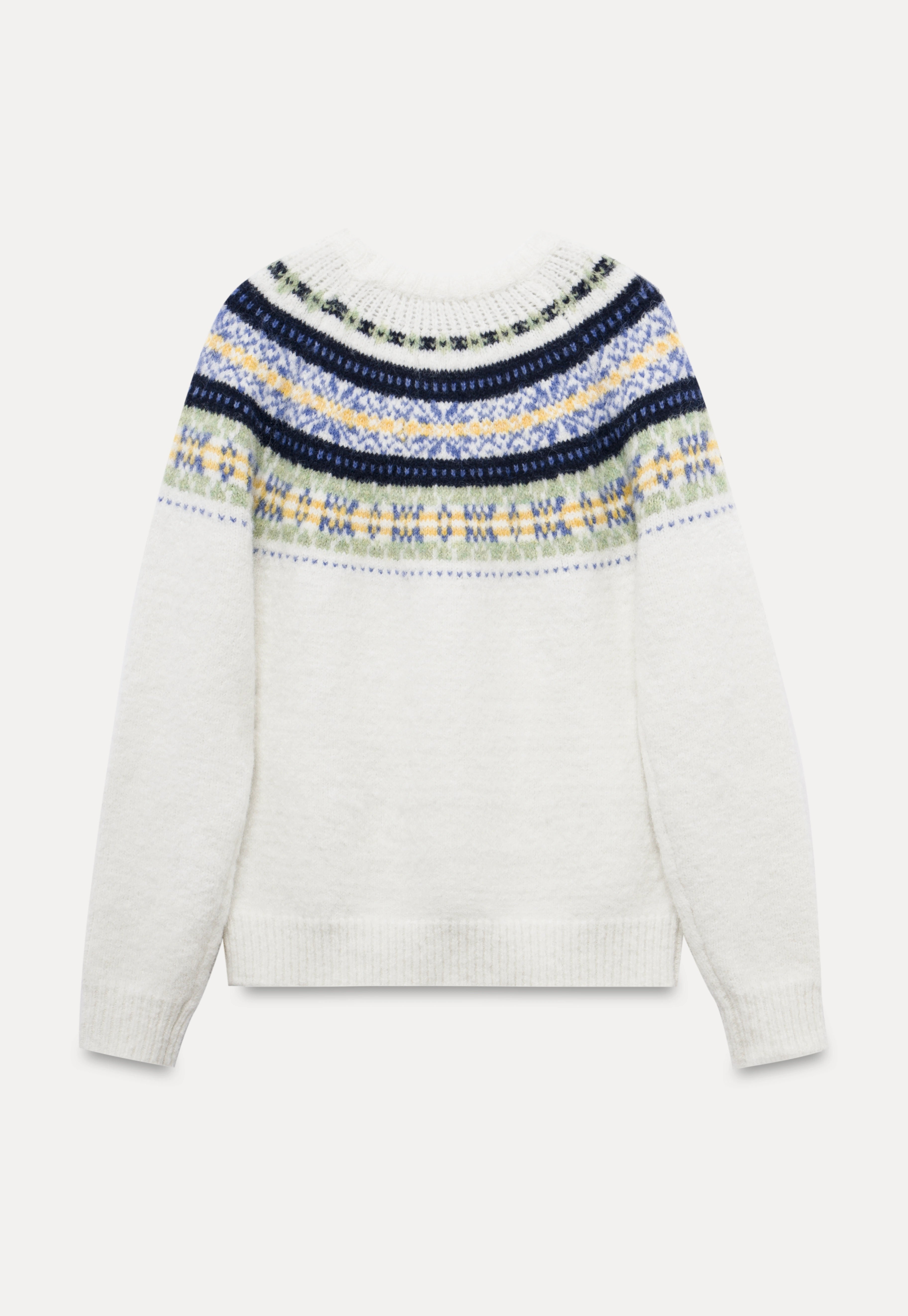 Women's Fair Isle Crew Neck Sweater