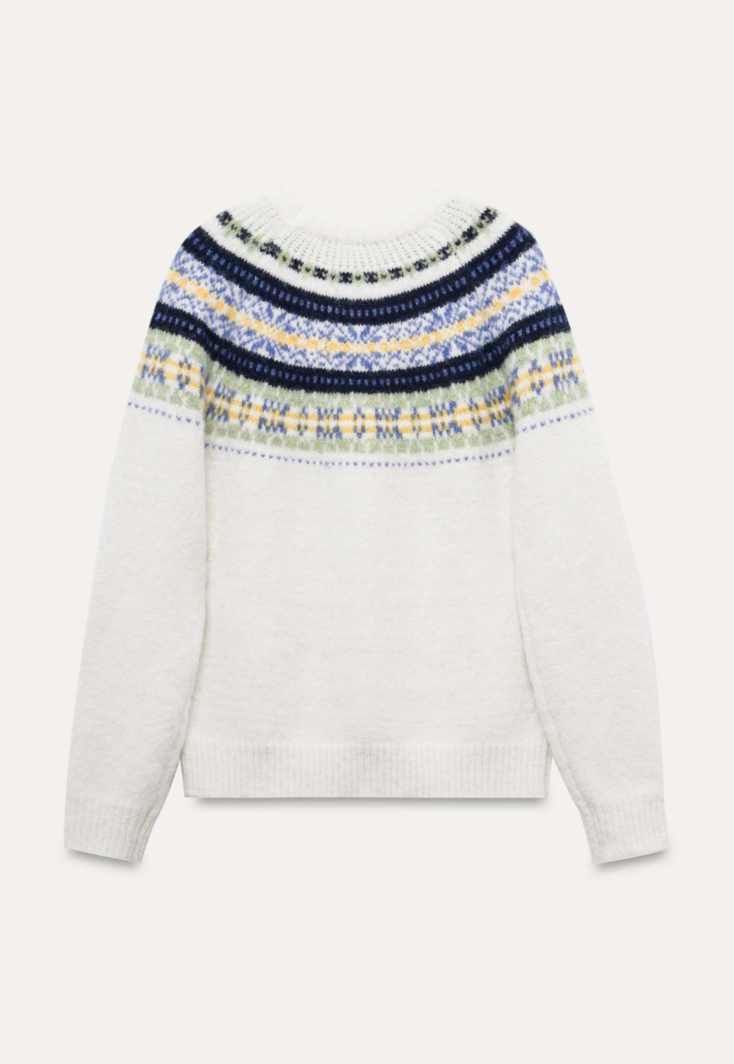 Women's Fair Isle Crew Neck Sweater