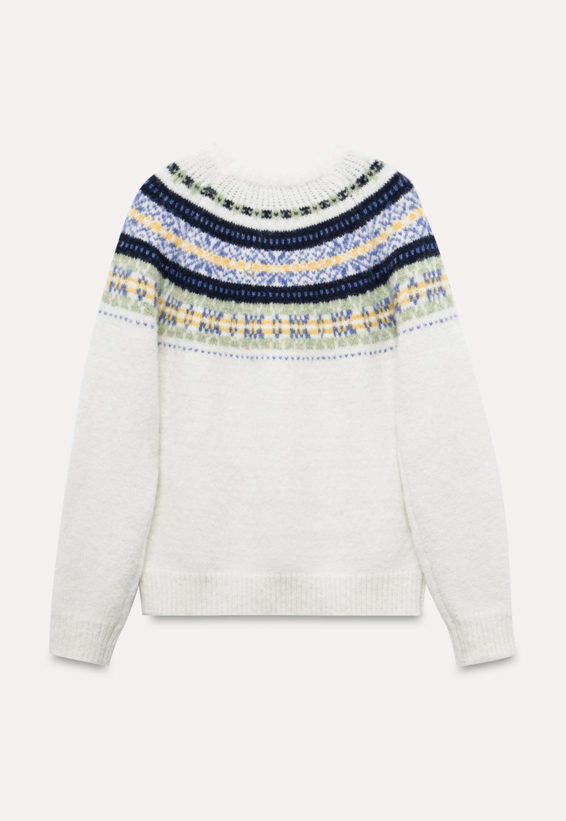 Women's Fair Isle Crew Neck Sweater