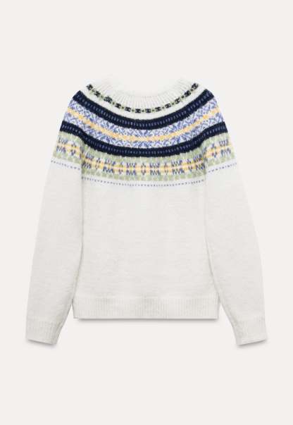 Women's Fair Isle Crew Neck Sweater