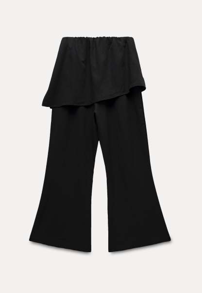 Women's Layered Flare Pants