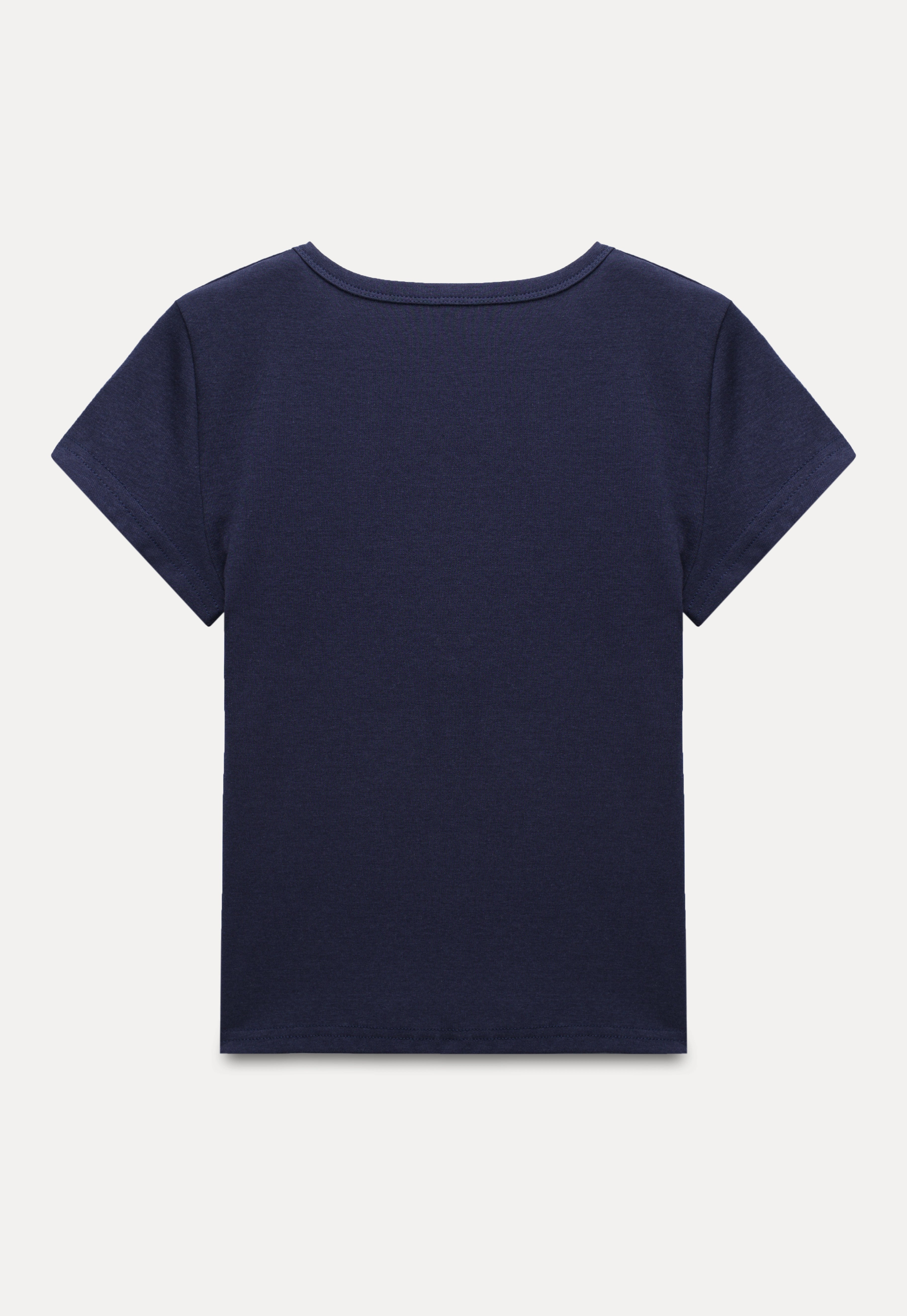 Women's Casual V-Neck Buttoned Short-Sleeve Tee