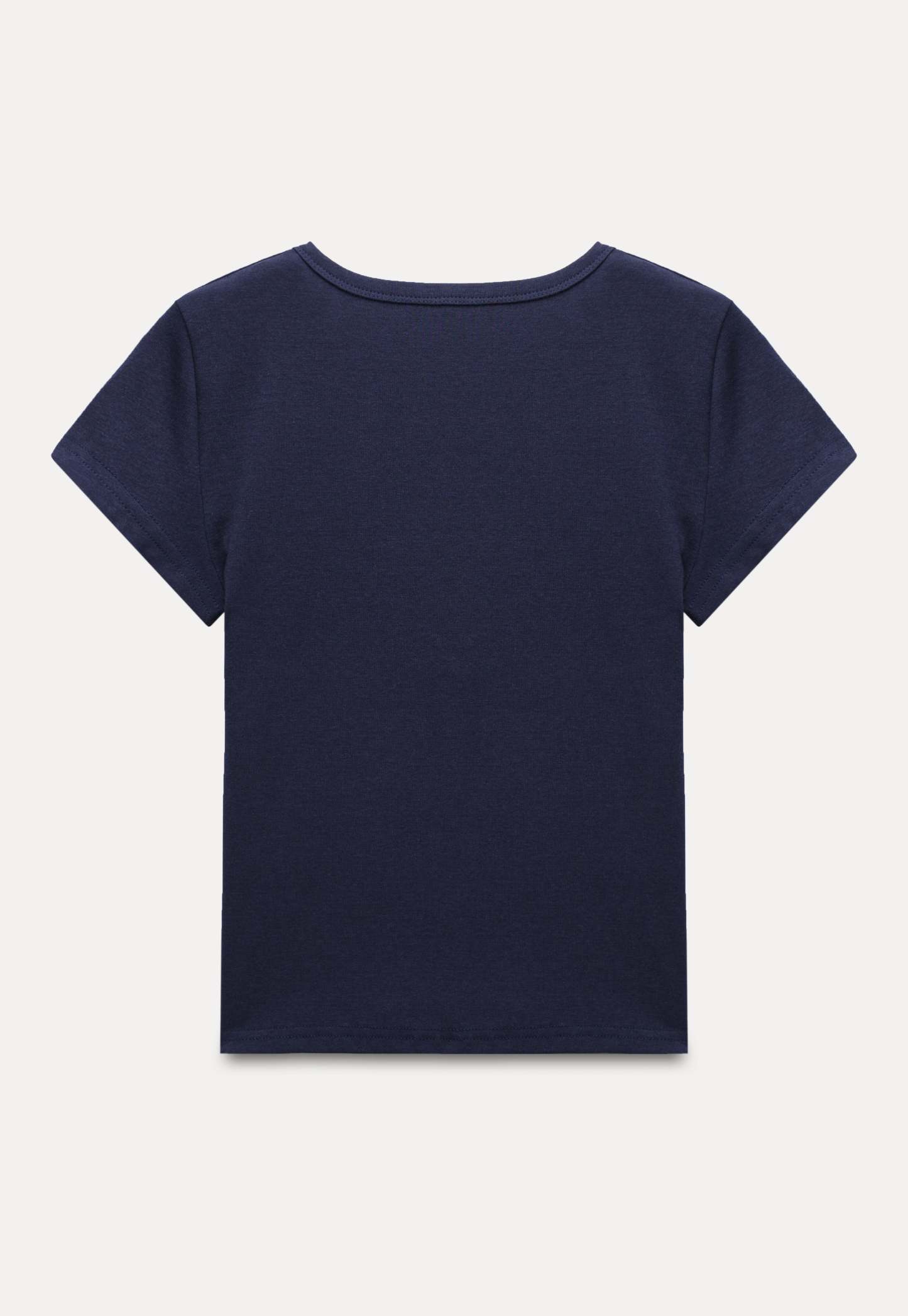 Women's Casual V-Neck Buttoned Short-Sleeve Tee
