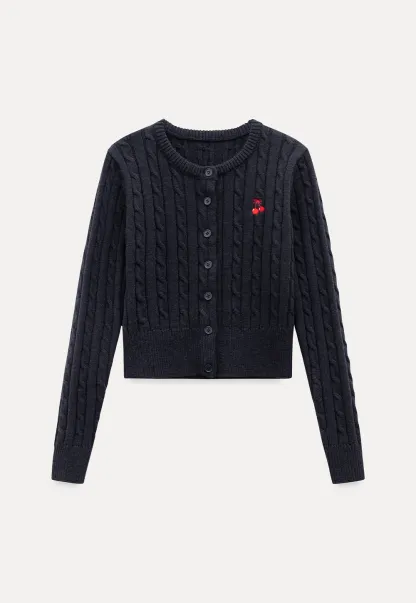 Cozy Button-Up Cable Knit Cardigan