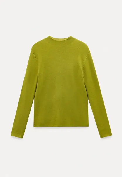 Women Soft Long Sleeve Crew Neck Sweater